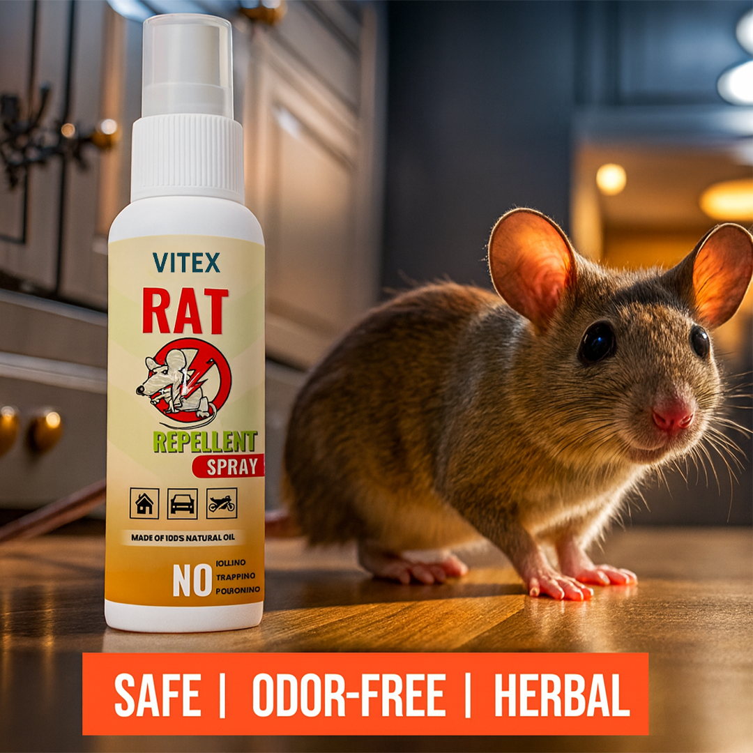 Rat Repellent Spray – Safe, Effective, and Eco-friendly.
