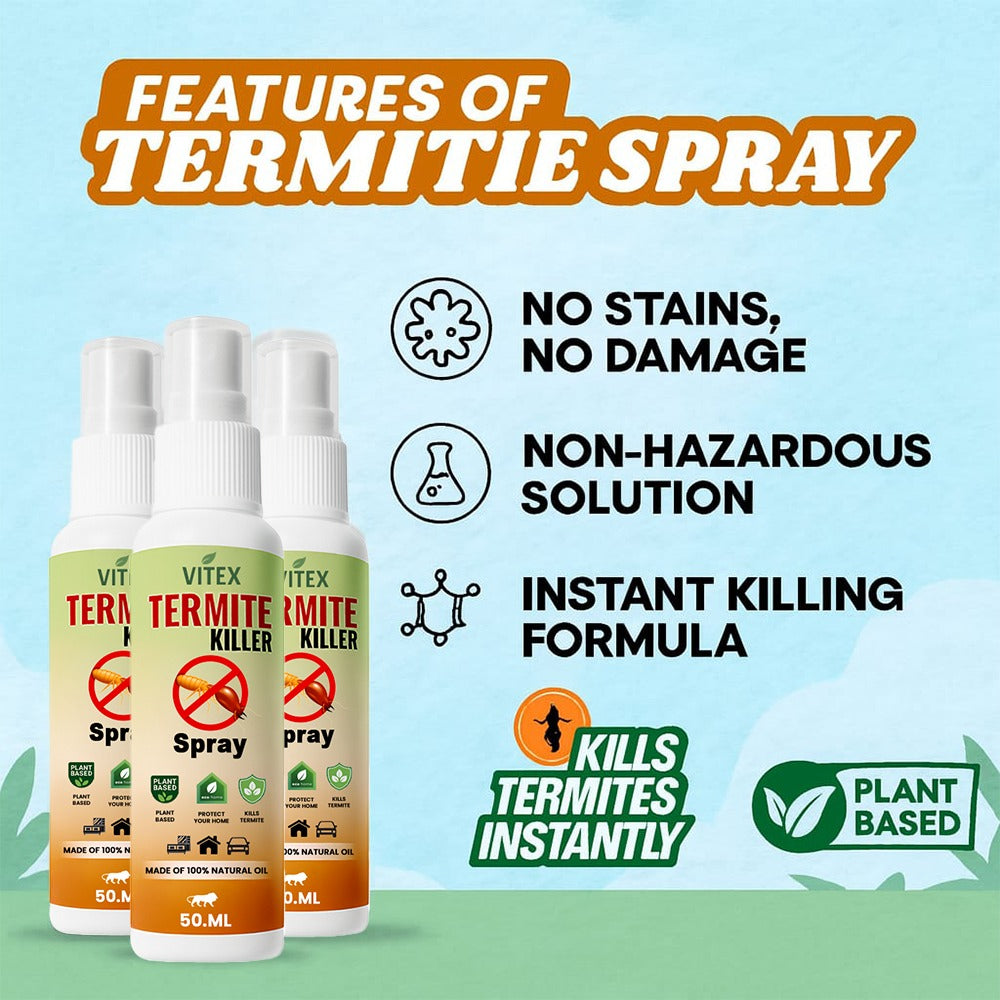 Termite Killer Spray- Effective Pest Solutions for your Home🪔Festive Offer:🔥Buy 1, Get 2 FREE! (Pack of 3)🔥