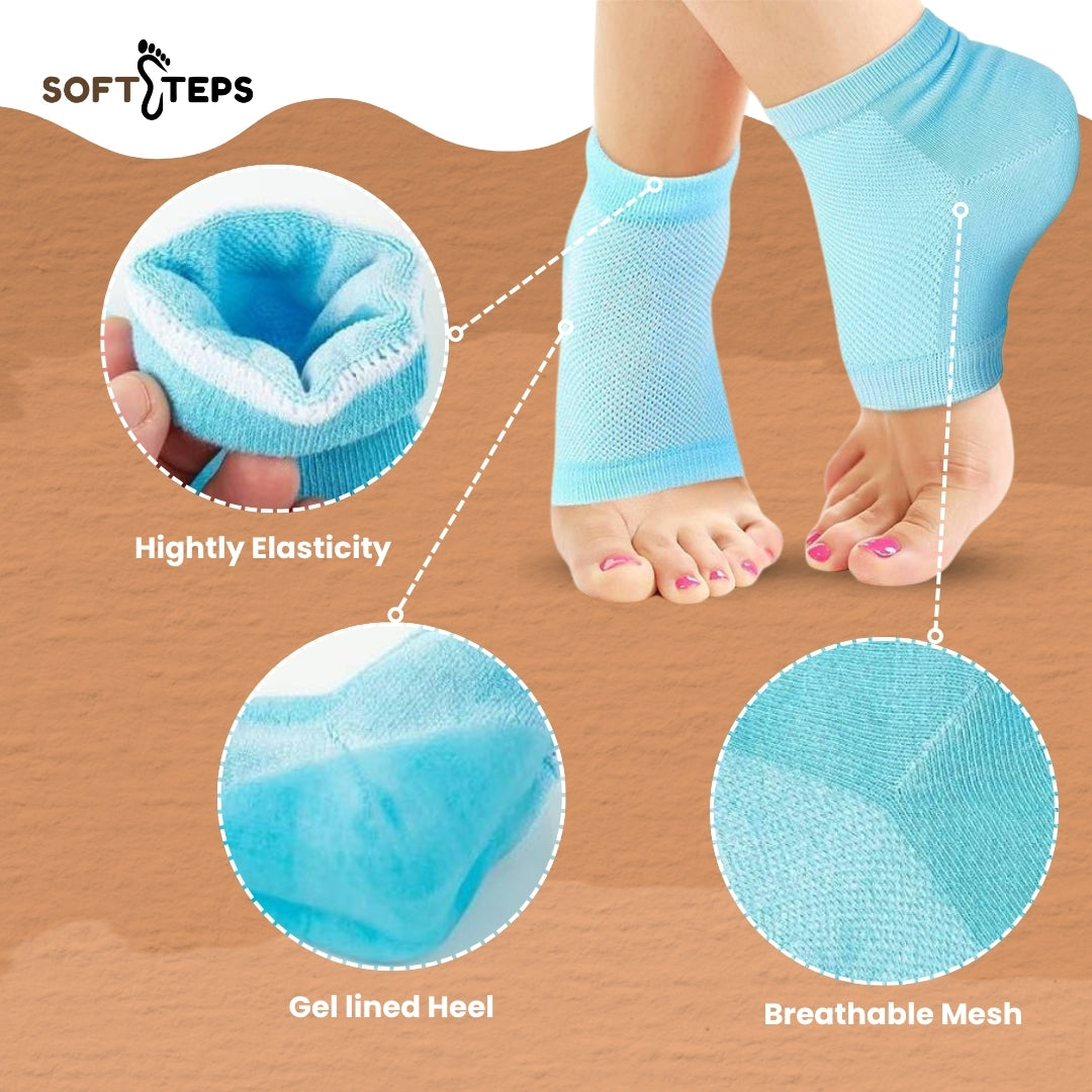 SoftSteps Moisturizing Gel Socks image 4