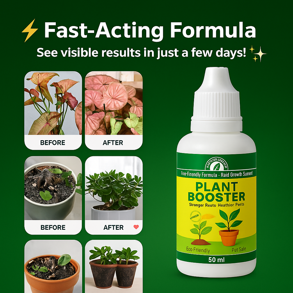 Organic Plant Boost  Faster 2x Growth & Stronger Roots