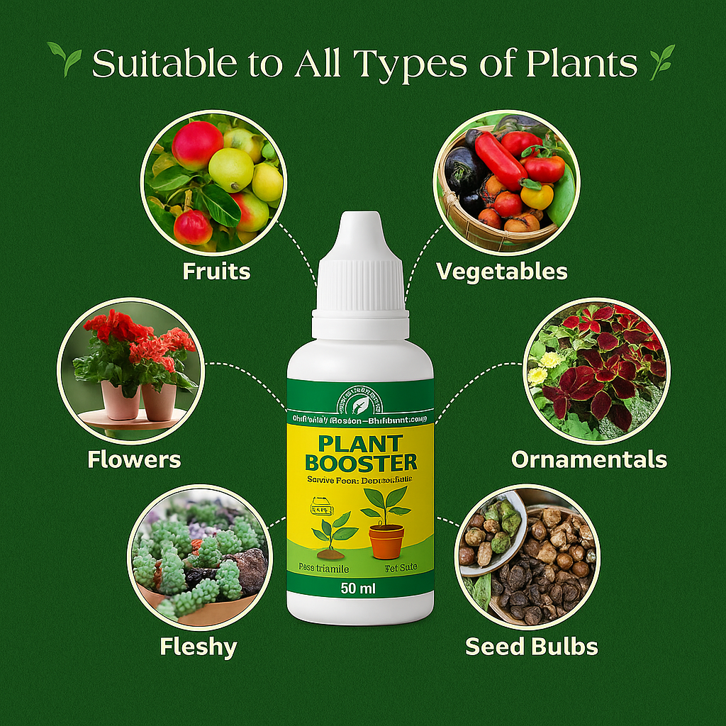 Organic Plant Boost  Faster 2x Growth & Stronger Roots