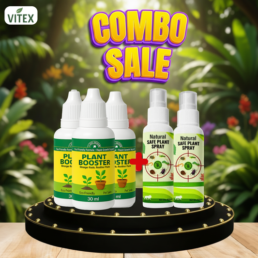 Natural Plant Care Combo - Plant Grow with Safe Plant Sprays